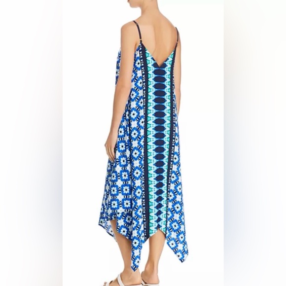 Tommy Bahama Tide Seashell Scarf Dress Swim Cover-Up S/M P/M - Picture 9 of 11